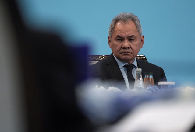 Russia's Security Council Secretary Sergei Shoigu attends the Collective Security Treaty Organisation (CSTO) summit in Astana, Kazakhstan, November 28, 2024. REUTERS/Turar Kazangapov/File Photo