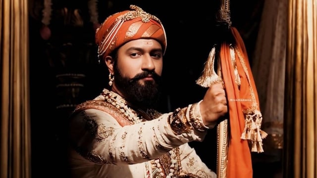 Vicky Kaushal plays Chhatrapati Sambhaji Maharaj in Chhaava.