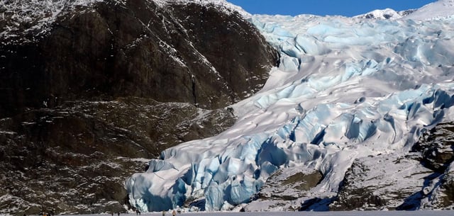 Der Mendenhall-Gletscher in Juneau, Alaska