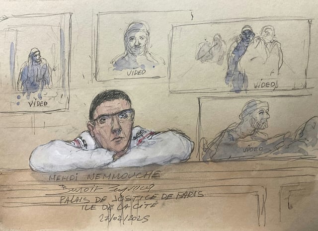 Convicted IS jihadist Mehdi Nemmouche denies ever holding hostages