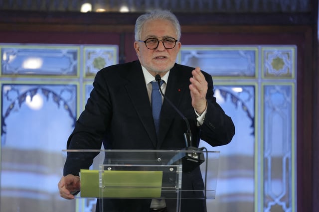 Le recteur de la Grande Mosquée de Paris Chems-Eddine Hafiz.