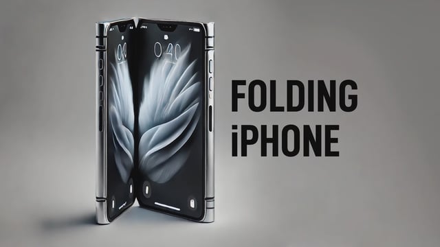 A folding iPhone might look something like this concept.
