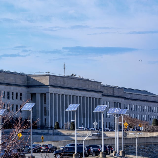 FILE — The Pentagon, the headquarters building of the United States Department of Defense, in Arlington County, Va., Feb. 25, 2025. Elon Musk’s company, SpaceX, has become so valuable to the Pentagon that the Chinese government has suggested that it might target SpaceX assets if a war with China were to break out. (Valerie Plesch/The New York Times)