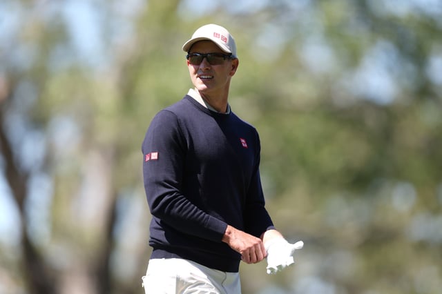 PALM HARBOR, FLORIDA - MARCH 21: Adam Scott of Australia prepares to putt on the seventh green during the second round of the Valspar Championship 2025 at Innisbrook Resort and Golf Club on March 21, 2025 in Palm Harbor, Florida.