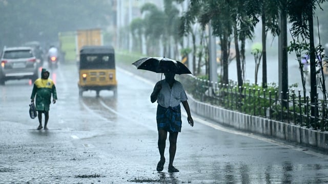A yellow alert has been issued for Thoothukudi, Trinulveli, Theni and Tenkasi districts of Tamil Nadu.