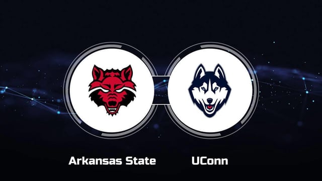 UConn plays Arkansas State on March 22