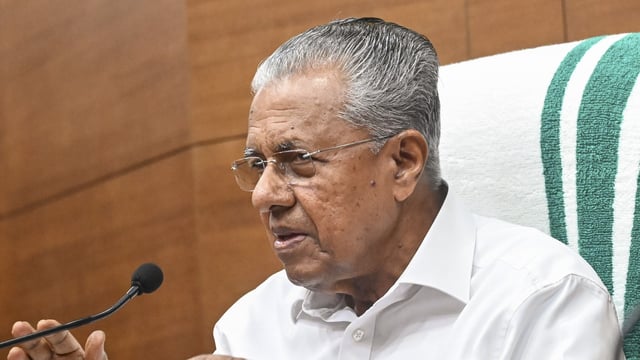Kerala chief minister Pinarayi Vijayan.