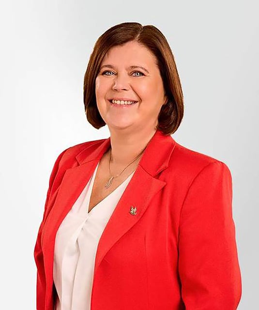 Iceland’s minister for children and education Ásthildur Lóa Thórsdóttir.