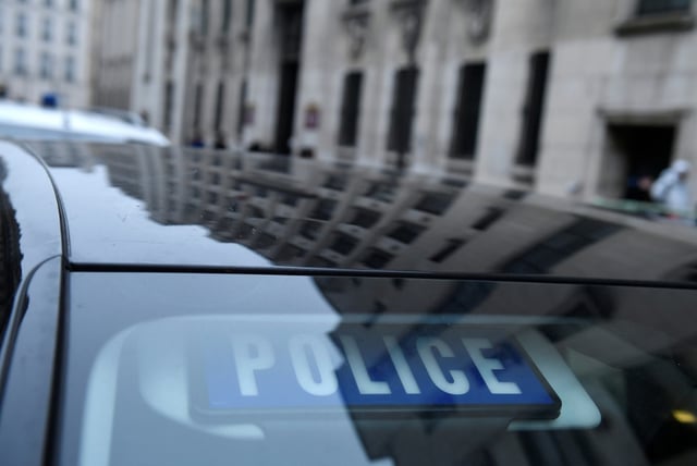 Thirteen people including ten police officers were injured in Paris after a driver refused to stop at the request of police, sparking a chase through the south of the French capital