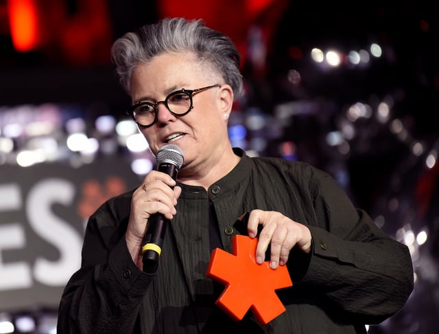 Rosie O’Donnell accepts the Icon Award onstage during The Queerties 2024 on March 12, 2024 in Hollywood, California.