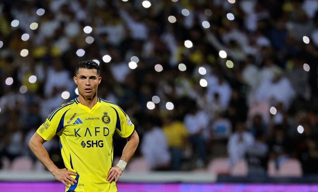 Soccer Football - Saudi Pro League - Al Wehda v Al Nassr - King Abdul Aziz Stadium, Mecca, Saudi Arabia - February 25, 2025  Al Nassr's Cristiano Ronaldo reacts REUTERS/Stringer/File Photo