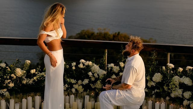 YouTube star Jake Paul gets engaged to speedskater Jutta Leerdam.