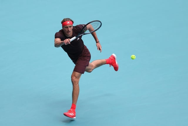 Top seed Alexander Zverev beat Jacob Fearnley of Great Britain to advance at the Miami Open.