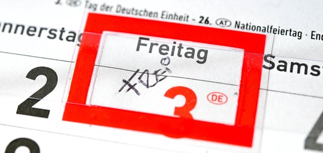 Der 3. Oktober ist eine der wenigen nicht-kirchlichen Feiertage