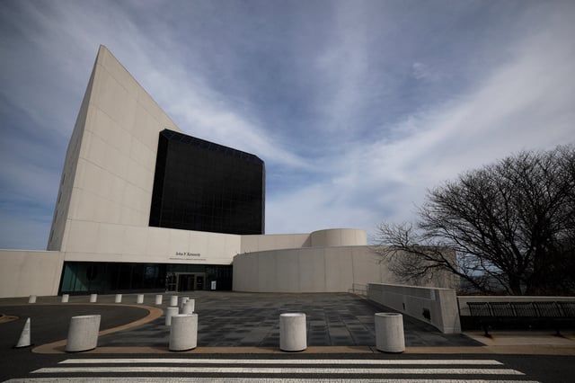 The John F. Kennedy Presidential Library and Museum stands along the harbour, as U.S. President Donald Trump plans to release about 80,000 pages of material related to the 1963 assassination of President Kennedy, in Boston, Massachusetts, U.S., March 18, 2025.