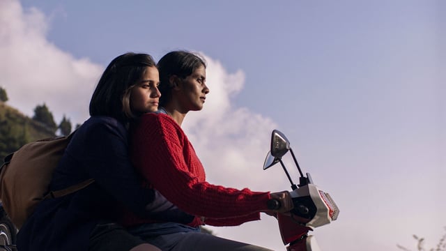 Preeti Panigrahi and Kani Kusruti in a still from Girls Will Be Girls.