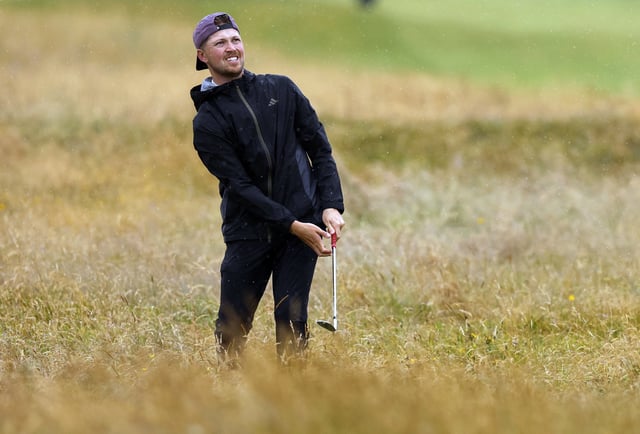Golf - The 152nd Open Championship - Royal Troon Golf Club, Troon, Scotland, Britain - July 20, 2024 England's Richard Mansell plays out the rough on the 16th hole during the third round REUTERS/Andrew Couldridge/File Photo