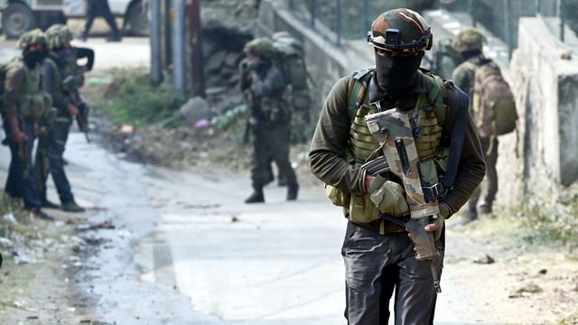  Encounter between security forces and terrorists in Kathua