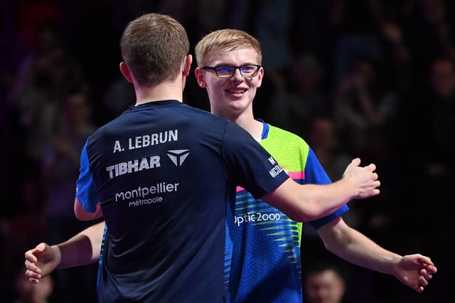 Tennis de table: Félix Lebrun bat son frère Alexis, et devient champion de France