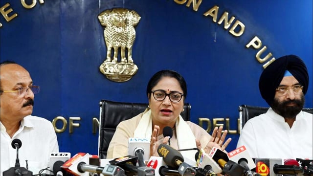 Delhi chief Rekha Gupta. (Arvind Yadav/HT Photo)