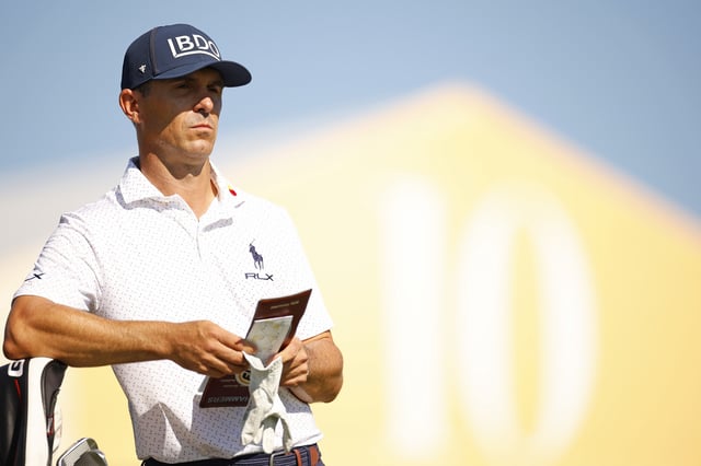 PALM BEACH GARDENS, FLORIDA - FEBRUARY 28: Billy Horschel of the United States prepares to play his shot from the 11th tee during the second round of the Cognizant Classic in The Palm Beaches 2025 at PGA National Resort And Spa on February 28, 2025 in Palm Beach Gardens, Florida.