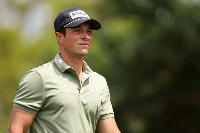 Viktor Hovland of Norway walks from the fifth tee during the final round of the Valspar Championship 2025 at Innisbrook Resort and Golf Club on March 23, 2025 in Palm Harbor, Florida.