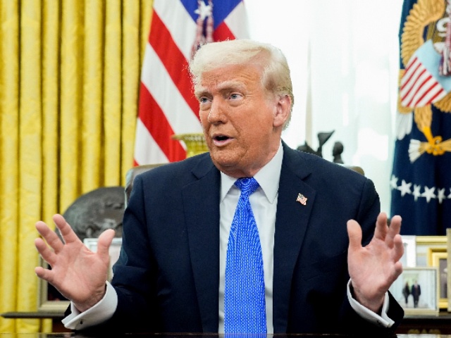 US President Donald Trump speaks in the Oval Office of the White House in Washington, DC, US, on Friday, March 21, 2025. Boeing Co. won a contract to design and build the US's next-generation fighter jet, beating out rival Lockheed Martin Corp. for the multibillion dollar program. Photographer: Yuri Gripas/Abaca/Bloomberg