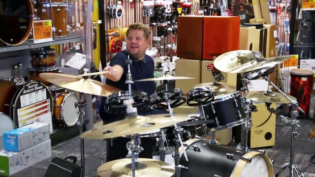 Neighbours have complained that the sound of drumming can be heard from James Corden’s house