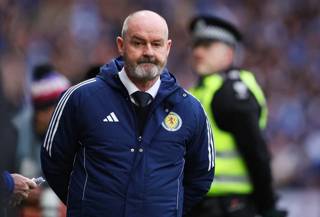 Soccer Football - Nations League - Play-offs - Second Leg - Scotland v Greece - Hampden Park, Glasgow, Scotland, Britain - March 23, 2025 Scotland coach Steve Clarke before the match Action Images via Reuters/Craig Brough