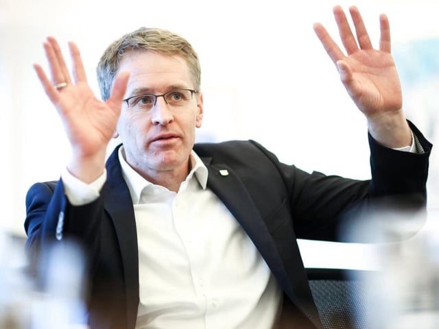 Daniel Günther (CDU), Ministerpräsident von Schleswig-Holstein.
