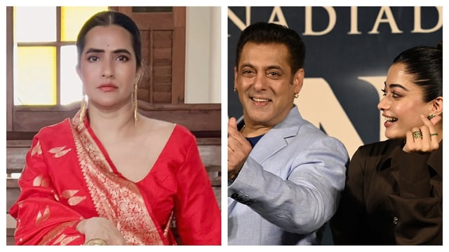 Rashmika plays Salman's love interest in the film.