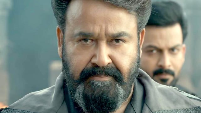 L2 Empuraan advance booking: Mohanlal and Prithviraj Sukumaran in a still from the sequel to Lucifer.