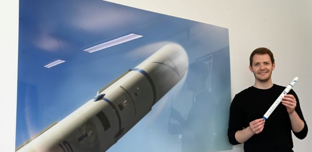 Le cofondateur et patron d'Isar Aerospace, Daniel Metzler, à Munich le 8 juin 2021