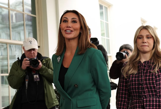 Alina Habba, Counselor to U.S. President Donald Trump, announces to reporters that Trump has appointed her to serve as interim U.S. attorney for the District of New Jersey, at the White House in Washington, D.C., U.S., March 24, 2025.