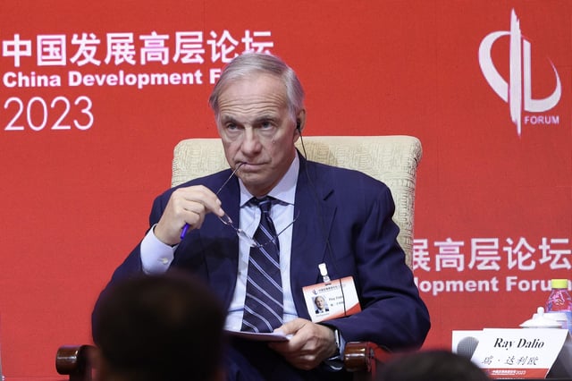 Bridgewater Associates founder Ray Dalio at the 2023 China Development Forum in Beijing.