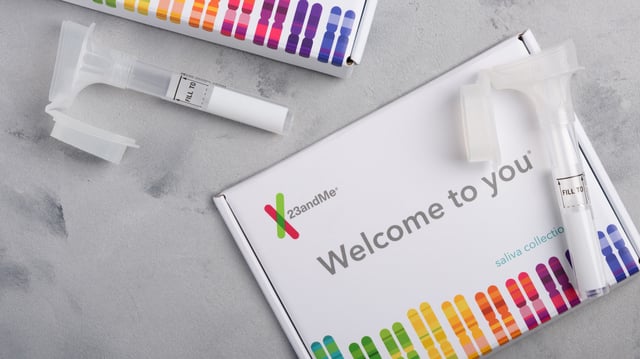 Le test génétique de 23andMe vaut moins de 200 dollars.
