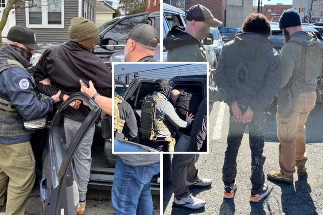 U.S. Immigration and Customs Enforcement (ICE) and other federal agents arrested around 370 illegal immigrants in Boston and wider Massachusetts between March 18 and 23, 2025.