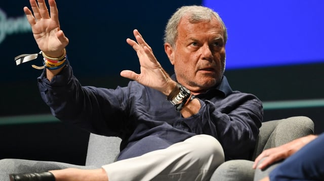 Sir Martin Sorrell says giant tech companies are cutting their marketing budgets and investing in AI instead