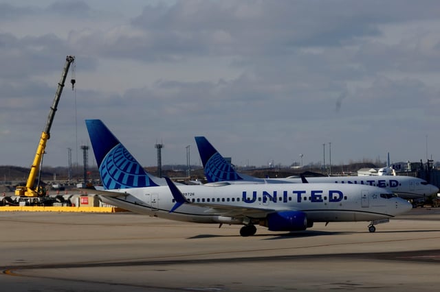 United Airlines planes at Chicago O’Hare International Airport on Dec. 3, 2024, in Chicago. (Stacey Wescott/Chicago Tribune)