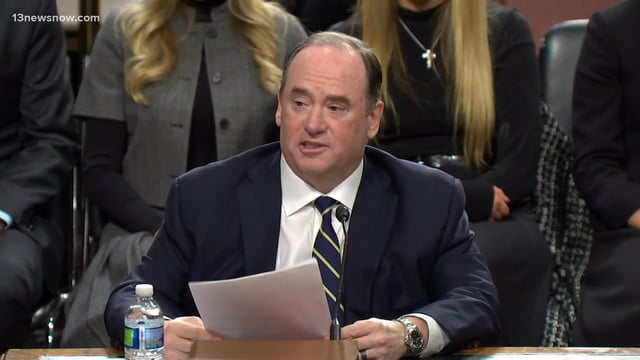 John Phelan testifying before Congress.