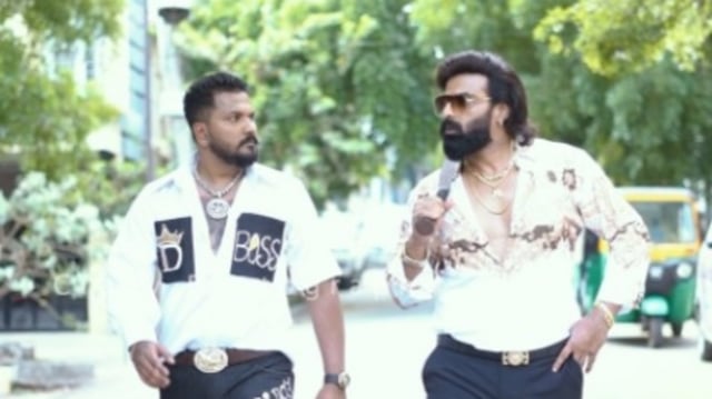 Bigg Boss Kannada contestants Vinay Gowda R) and Rajath Kishan (L).
