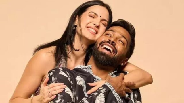 Natasa Stankovic and Hardik Pandya