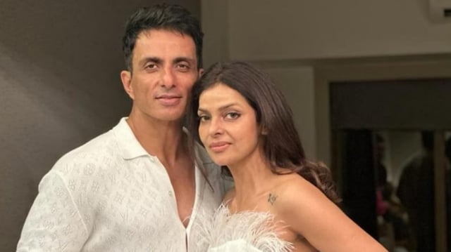 Sonu Sood with wife Sonali Sood.