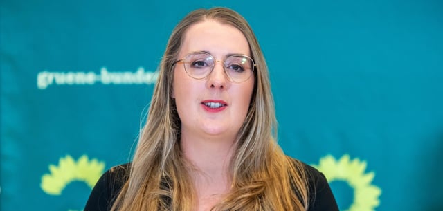 Katharina Dröge, Fraktionsvorsitzende von Bündnis 90/Die Grünen, warnt vor einer Abkehr vom sogenannten Heizungsgesetz