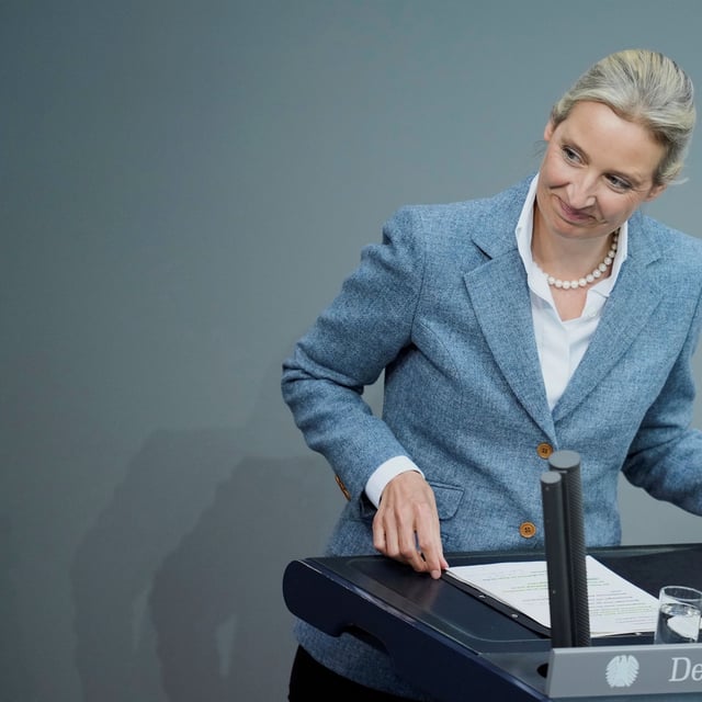 AfD-Chefin Alice Weidel im Bundestag