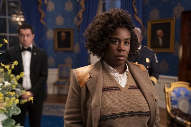 Uzo Aduba as Cordelia Cupp, in The Residence. 