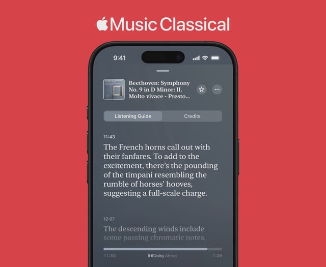 New Apple Music Classical learning features include Listening Guide.