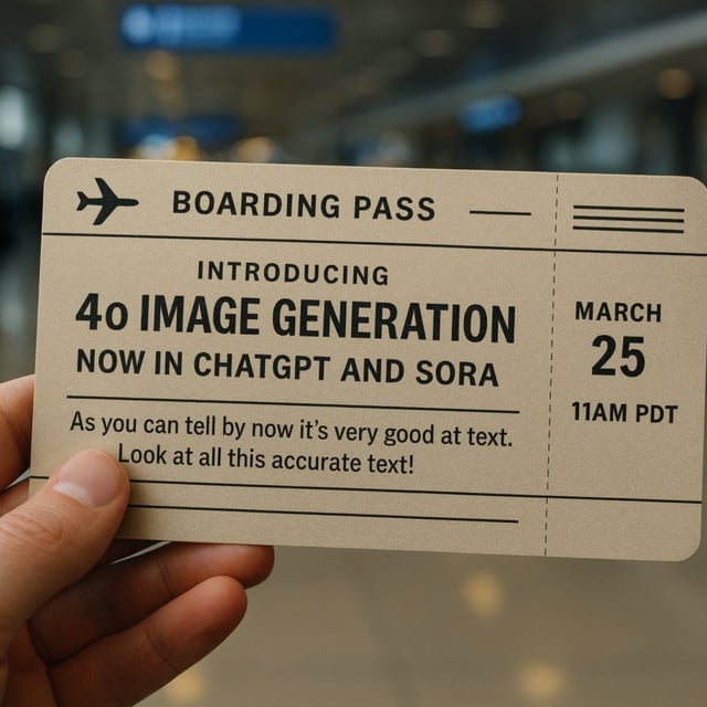 GPT-4o image generation is rolling out now.