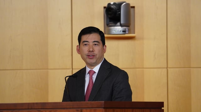 Acting SEC Chair Mark Uyeda (Nikhilesh De/CoinDesk)