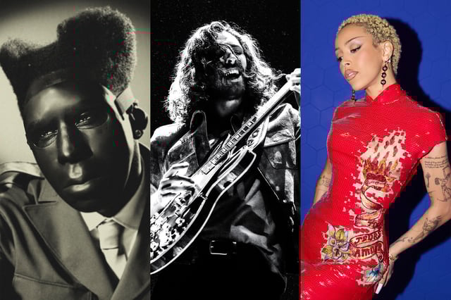Tyler the Creator, Hozier and Doja Cat